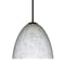 Besa Lighting Sasha Cord Pendant, Carrera, Bronze Finish, 1x40W Candelabra 1BT-757219-BR - alternate 1